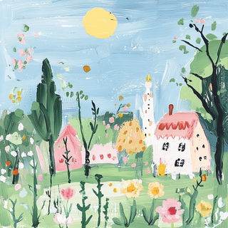 Refractropical style, Midjourney V6.1: traditional folk art