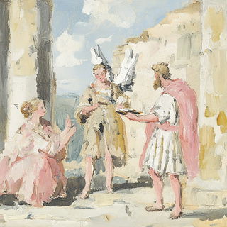 Refractropical style, Midjourney V6.1: classical 18th-century oil painting