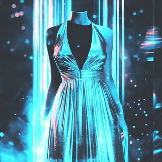 Silhouette Folklith style, Midjourney V6.1: haute-couture fashion outfit