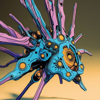 Courtyard Silhouette style, Midjourney V6.1: abstract 3D render