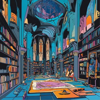 Courtyard Silhouette style, Midjourney V6.1: Midlibrary