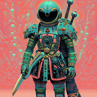 Chiyou Verdure style, Midjourney V6.1: concept art character design of retropunk steam knight