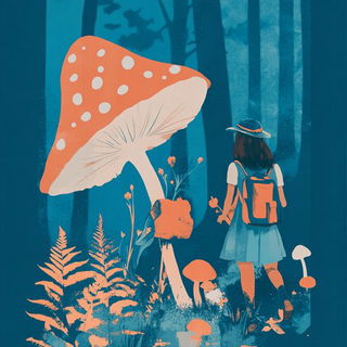 Grotto Dioramicism style, Midjourney V6.1: retro fairy-tale illustration