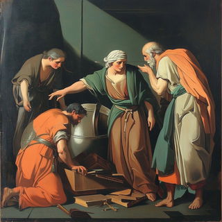 Brushcut Broadside style, Midjourney V6.1: classical 18th-century oil painting