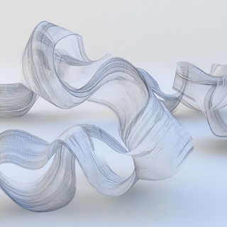 Fossilflora style, Midjourney V6.1: abstract 3D render