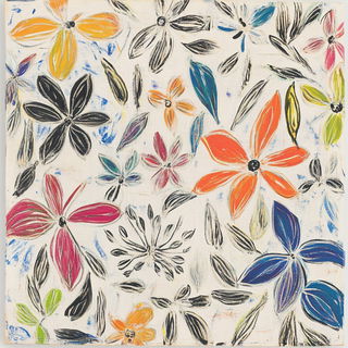 Fossilflora style, Midjourney V6.1: traditional folk art