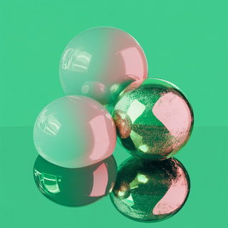 Hatchvoid style, Midjourney V6.1: abstract 3D render