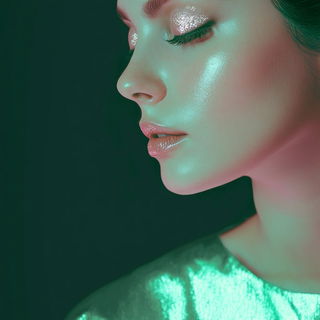 Hatchvoid style, Midjourney V6.1: photographic portrait of female protagonist