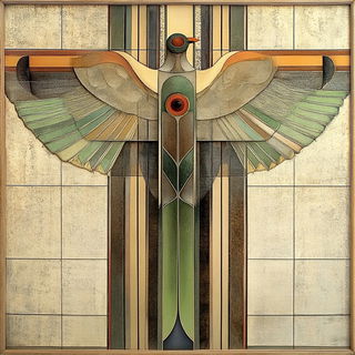 Chromacavalcade style, Midjourney V6.1: traditional folk art
