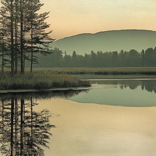Chromacavalcade style, Midjourney V6.1: realistic landscape photograph of quiet dawn