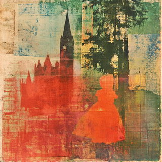 Plumeplate style, Midjourney V6.1: retro fairy-tale illustration