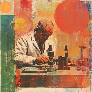 Plumeplate style, Midjourney V6.1: editorial illustration for popular scientific magazine cover