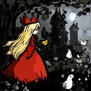 Mistocollage style, Midjourney V6.1: retro fairy-tale illustration