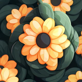 Ceremosaic style, Midjourney V6.1: creative pattern composition