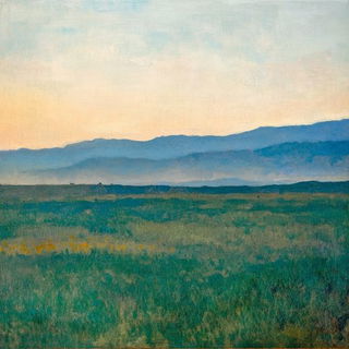 Indiglyph style, Midjourney V6.1: realistic landscape photograph of quiet dawn