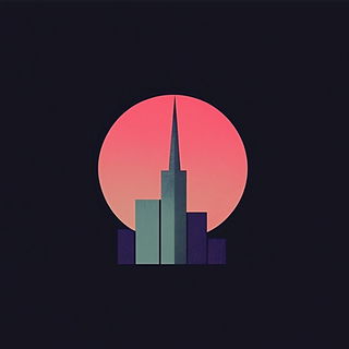 Blackline Meridian style, Midjourney V6.1: bold minimalist logo design for Istanbul city municipal services