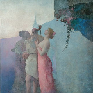 Blackline Meridian style, Midjourney V6.1: classical 18th-century oil painting