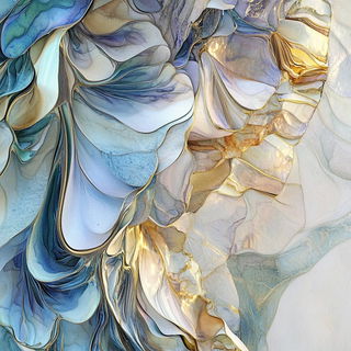 Hachurascape style, Midjourney V6.1: abstract 3D render