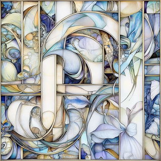Hachurascape style, Midjourney V6.1: typographic composition with large letters