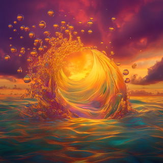 Kaleidobind style, Midjourney V6.1: abstract 3D render