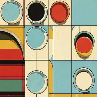 Cinderbond style, Midjourney V6.1: creative pattern composition