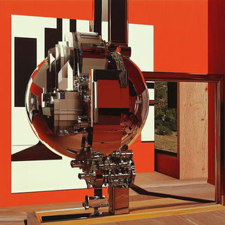 Furcollar Aerotattoo style, Midjourney V6.1: abstract 3D render