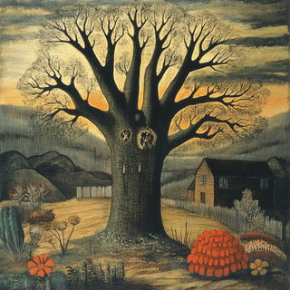 Burinquiet style, Midjourney V6.1: traditional folk art