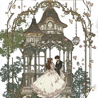 Brickrayism style, Midjourney V6.1: retro fairy-tale illustration
