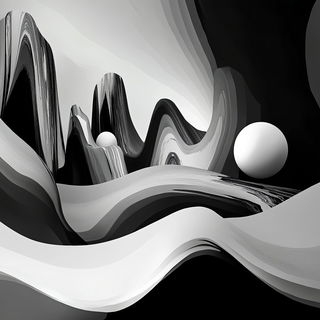 Pointillaria style, Midjourney V6.1: abstract 3D render
