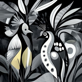 Pointillaria style, Midjourney V6.1: traditional folk art