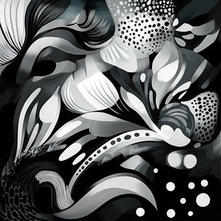 Pointillaria style, Midjourney V6.1: creative pattern composition