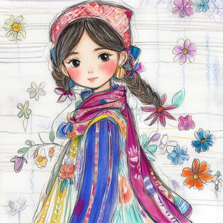 Portalcairn style, Midjourney V6.1: traditional folk art