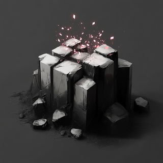 Redcut Expedition style, Midjourney V6.1: abstract 3D render