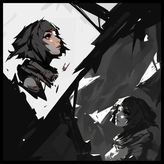 Redcut Expedition style, Midjourney V6.1: black-and-white manga comic strip