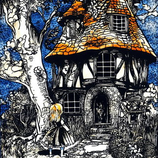 Enamel Decofigures style, Midjourney V6.1: retro fairy-tale illustration
