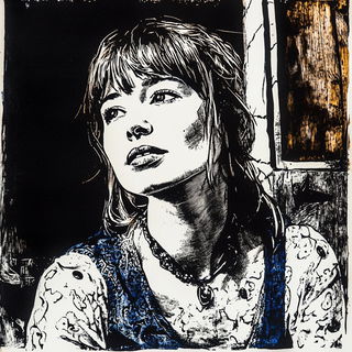 Enamel Decofigures style, Midjourney V6.1: photographic portrait of female protagonist