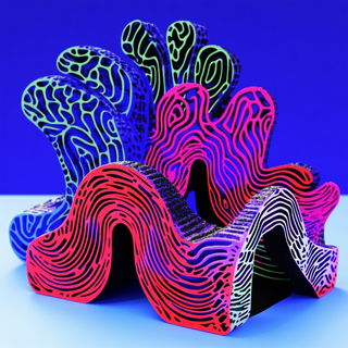 Ruinfiber style, Midjourney V6.1: abstract 3D render