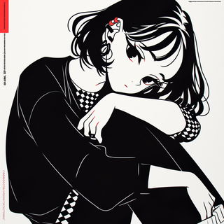Rotoshade style, Midjourney V6.1: black-and-white manga comic strip