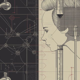 Raku Bloomfront style, Midjourney V6.1: editorial illustration for popular scientific magazine cover