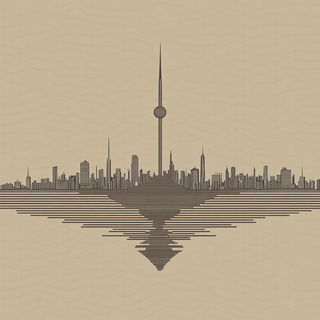 Raku Bloomfront style, Midjourney V6.1: bold minimalist logo design for Istanbul city municipal services