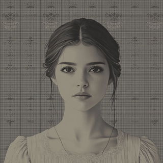 Raku Bloomfront style, Midjourney V6.1: photographic portrait of female protagonist