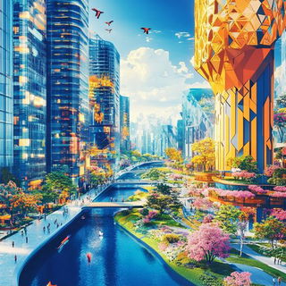 Cliff Reliquary style, Midjourney V6.1: megacity with futuristic bioarchitecture