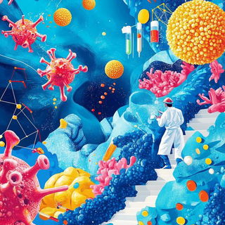 Cliff Reliquary style, Midjourney V6.1: editorial illustration for popular scientific magazine cover