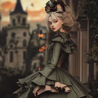 Forgevoid style, Midjourney V6.1: retro fairy-tale illustration