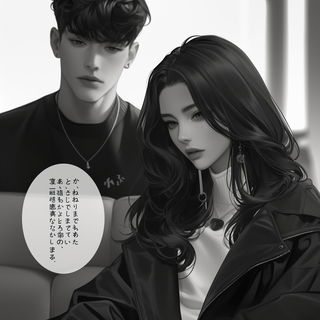 Forgevoid style, Midjourney V6.1: black-and-white manga comic strip