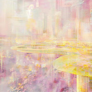 Backwash Verdure style, Midjourney V6.1: megacity with futuristic bioarchitecture