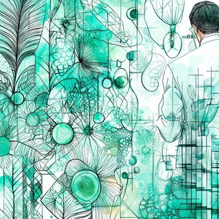 Sylvaballet style, Midjourney V6.1: editorial illustration for popular scientific magazine cover