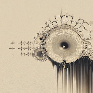 Cinemetallurgy style, Midjourney V6.1: abstract 3D render