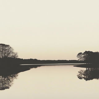 Cinemetallurgy style, Midjourney V6.1: realistic landscape photograph of quiet dawn
