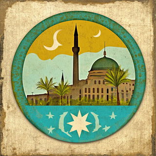 Voidneedle style, Midjourney V6.1: bold minimalist logo design for Istanbul city municipal services